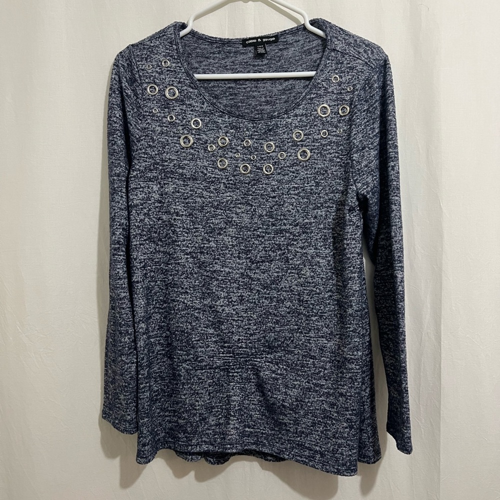 Cable & gauge size L color blue & white